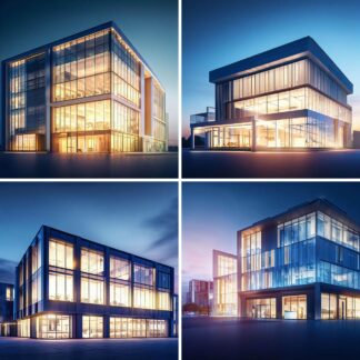AI Generic Office Building Images