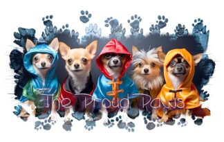 The Proud Paws Puppies Trace Artwork